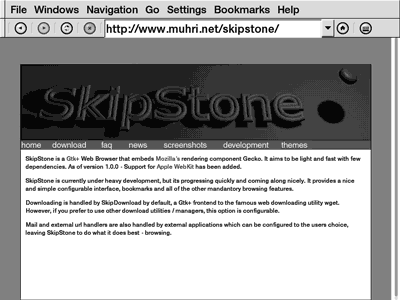 kindle skipstone browser screenshot